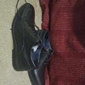 Men's Black Leather Dress Shoes